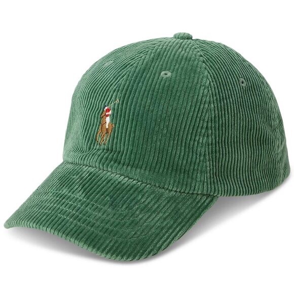 Polo Ralph Lauren Men's Corduroy Ball Cap - Meadow Green